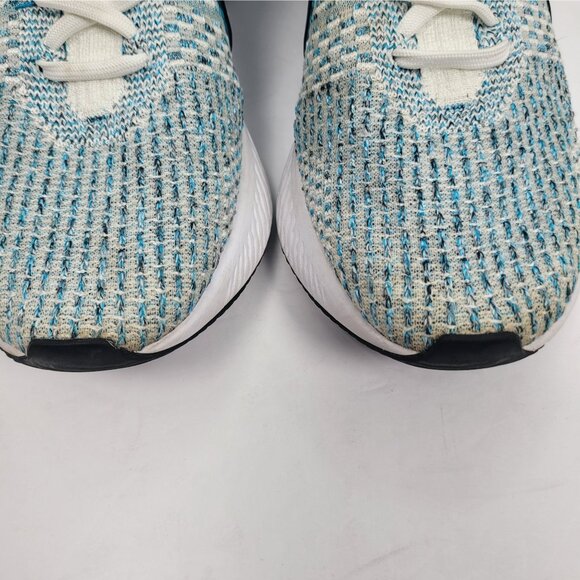 Nike React Infinity Run FK 3 Men's White Blue Running Shoes DH5392-102 US Sz 9.5 - Picture 7 of 10